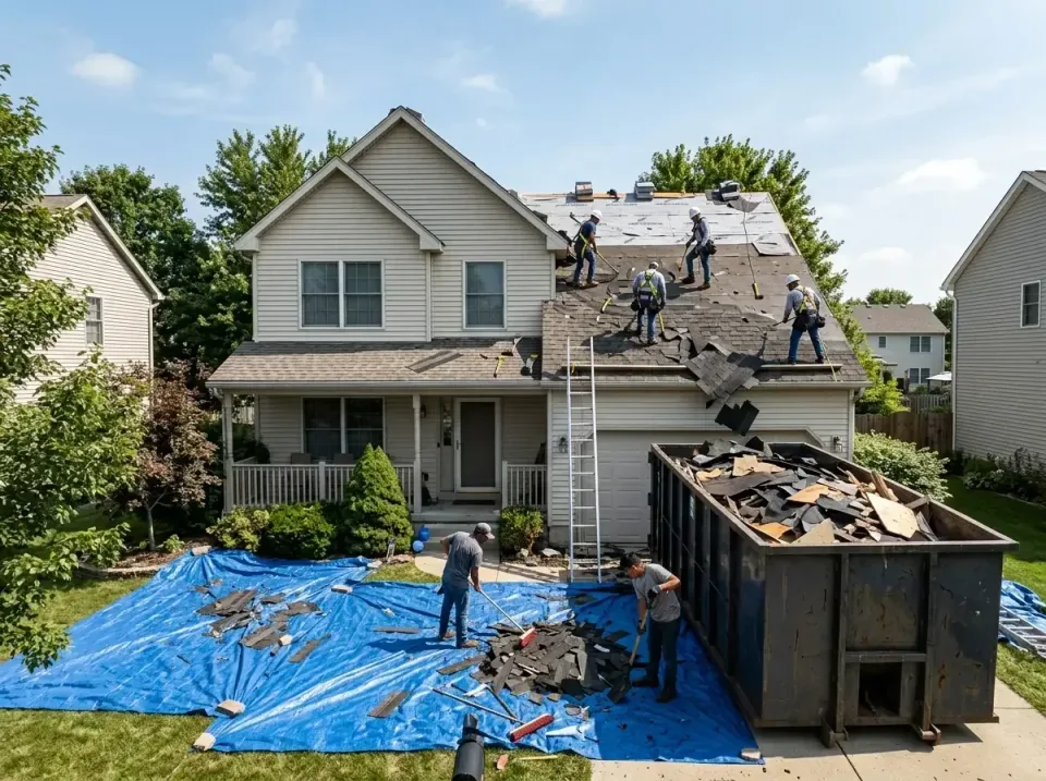 roof-replacement-debris-remova-004 — frequently asked questions, Cheapest Dumpster Rentals in Hidden Valley Lake, CA